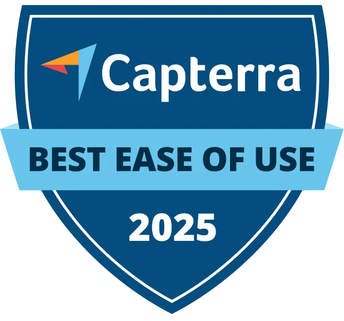 Capterra Best Ease of Use 2025