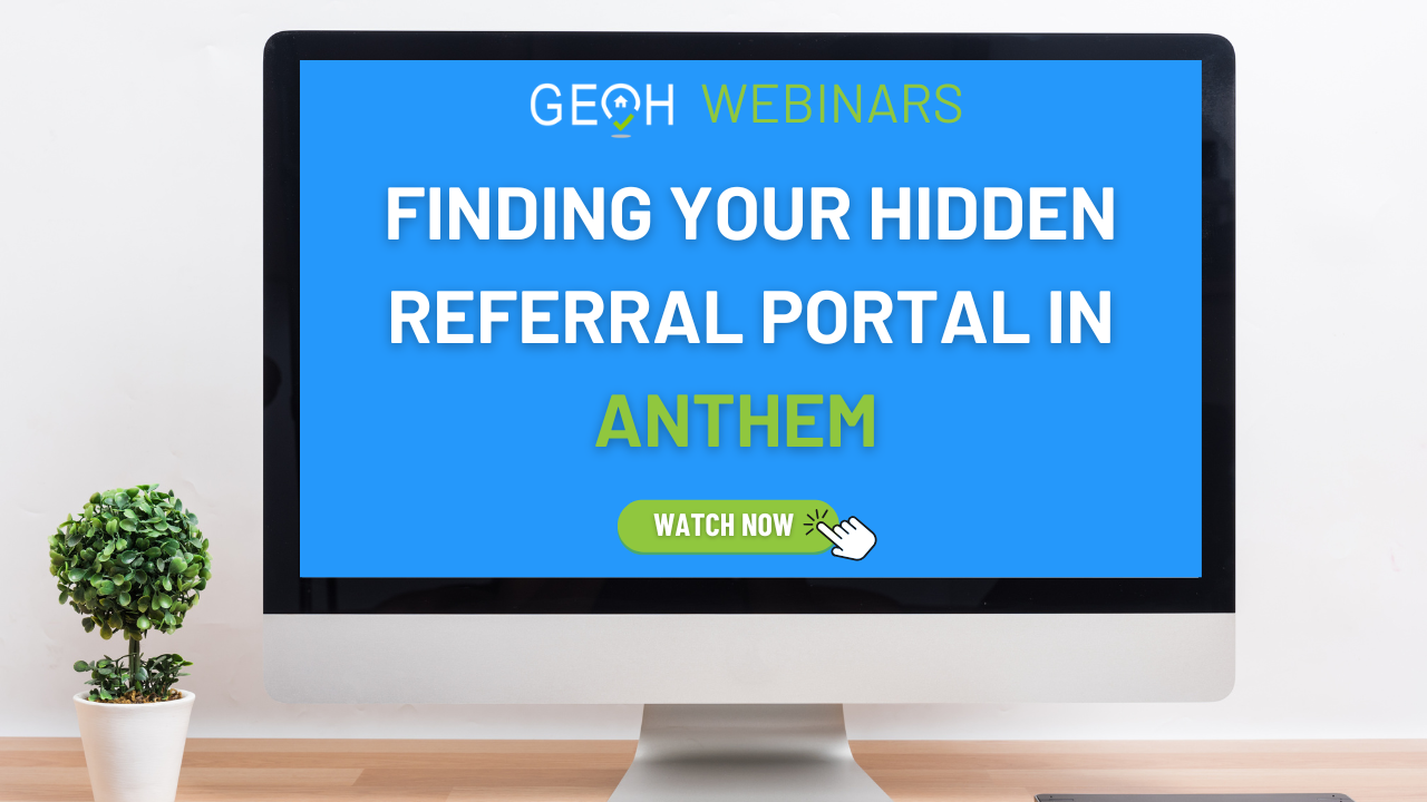 FINDING YOUR HIDDEN REFERRAL PORTAL IN ANTHEM