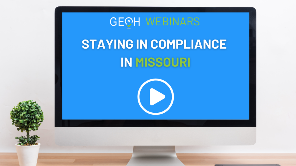 STAYING IN COMPLIANCE IN MISSOURI (play)